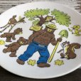 画像5: Vintage Smokey The Bear Plastic Plate (J839) (5)