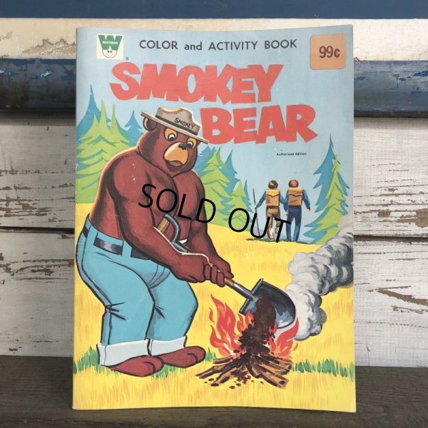 画像1: Vintage Smokey The Bear Color and Activity Book (J840)