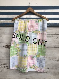 70s Vintage Flower Pillow Case (J854)