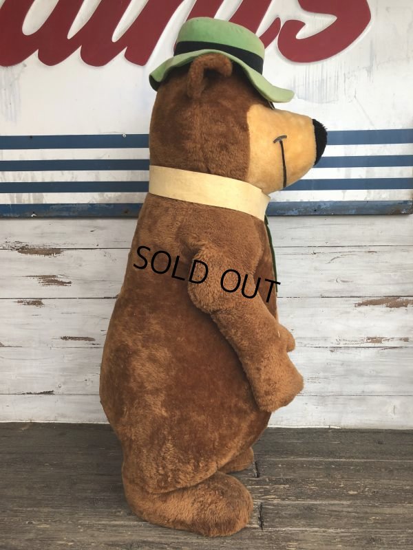 画像3: 80s Hanna Barbera Yogi Bear 4ft Huge Plush (J847)