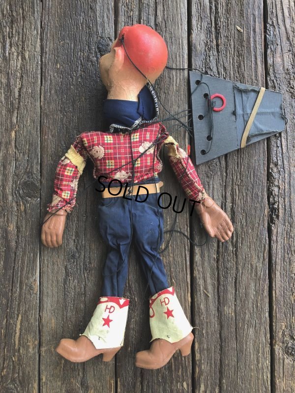 画像10: 50s Vintage Howdy Doody Marionette Doll (J861)