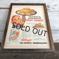 50s Vintage Howdy Doody Magazine AD w/frame (J862)