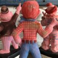画像6: 70s Vintage Howdy Doody Flocked Plastic Bank Doll Set (J860)