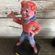 画像8: 70s Vintage Howdy Doody Flocked Plastic Bank Doll Set (J860)