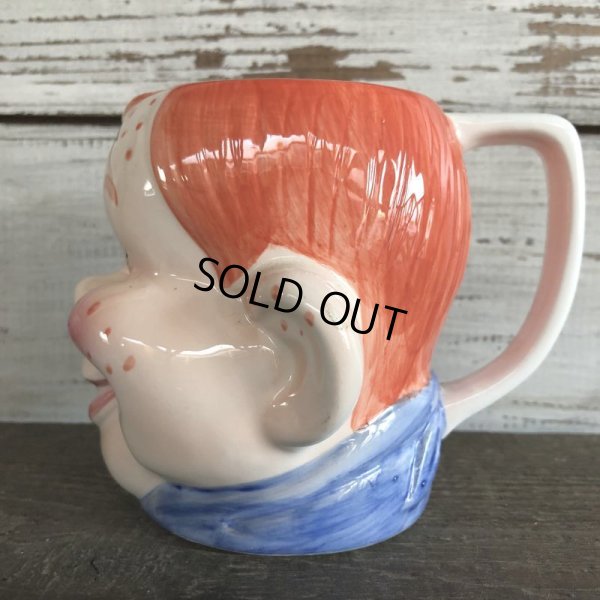 画像8: 50s Vintage Howdy Doody Ceramic Face Mug (J873)