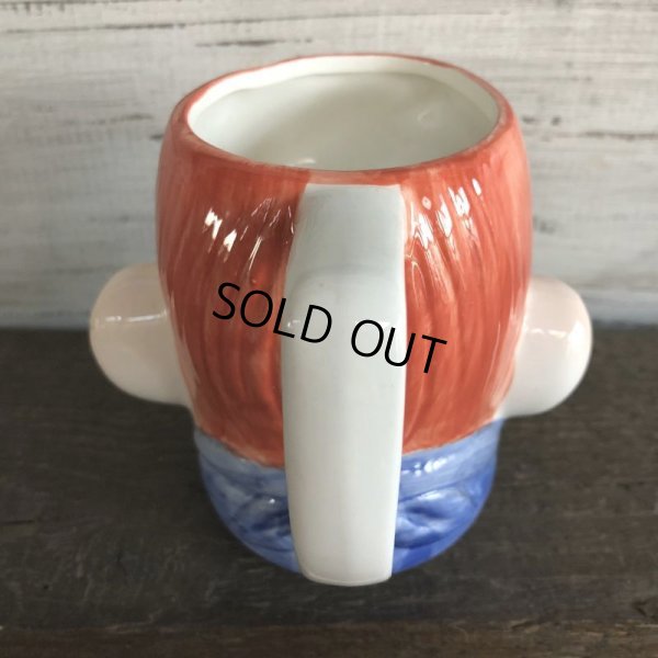 画像3: 50s Vintage Howdy Doody Ceramic Face Mug (J873)