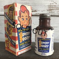50s Vintage Howdy Doody Kunkel's Shoe Polish Dk Brown (J871)