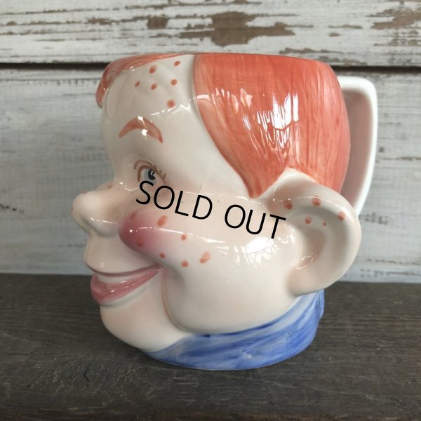 画像2: 50s Vintage Howdy Doody Ceramic Face Mug (J873)