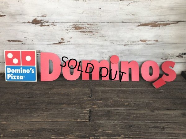画像9: Vintage Domino's Pizza Letters Sign (J875)
