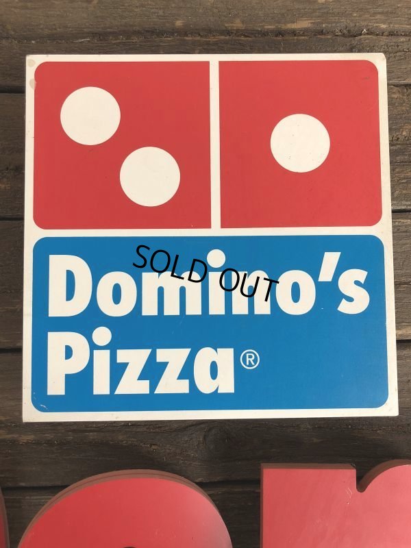 画像8: Vintage Domino's Pizza Letters Sign (J875)