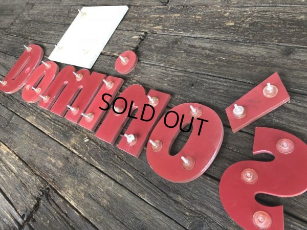 画像5: Vintage Domino's Pizza Letters Sign (J875)