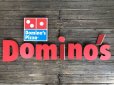 画像1: Vintage Domino's Pizza Letters Sign (J875) (1)