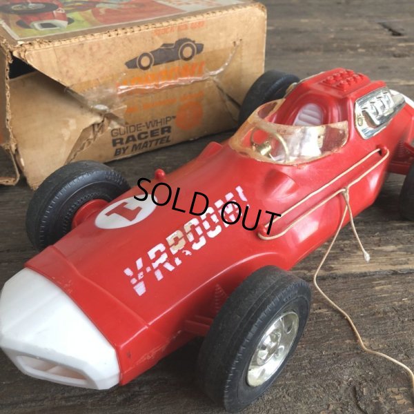 画像4: 60s Vintage Mattel V-RROOM! Guide-Whip Racer (J881) 
