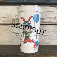 80s Vintage Domino Pizza NOID Plastic Cup (J893)