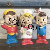 70s Vintage Pop Sanp Crackle vinyl doll Set (J898)