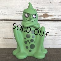 70s Vintage 24 Hour Bug vinyl doll bank (J897) 