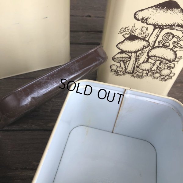 画像8: 70s Vintage Mushrom Canister Tin Can Set (J946)