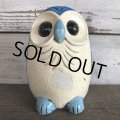 70s Vintage Owl Ceramic Bank (J945)