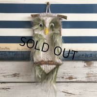 70s Vintage Owl Wall Decor (J944)