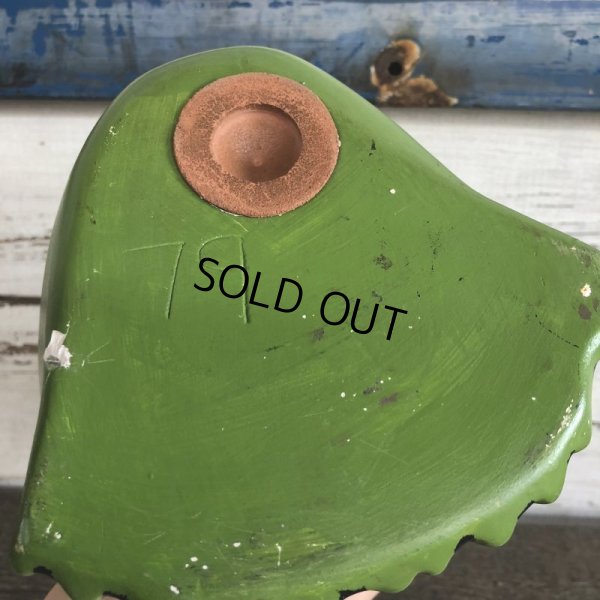 画像9: 70s Vintag  Hippie Flower Power Ceramic Frog Bank (J948)