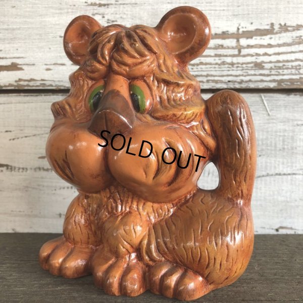 画像7: 70s Vintage Ceramic Statue Lion (J943)
