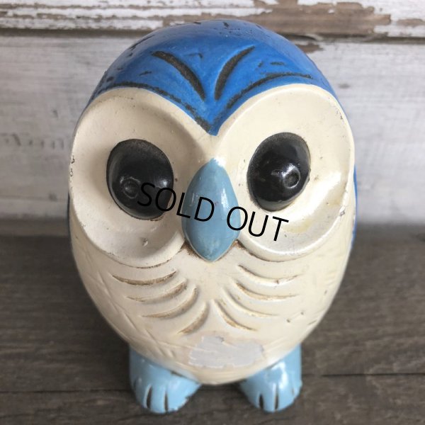 画像5: 70s Vintage Owl Ceramic Bank (J945)