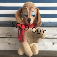 60s Vintage Rushton Rubber Face Doll Craing Dog (J942)