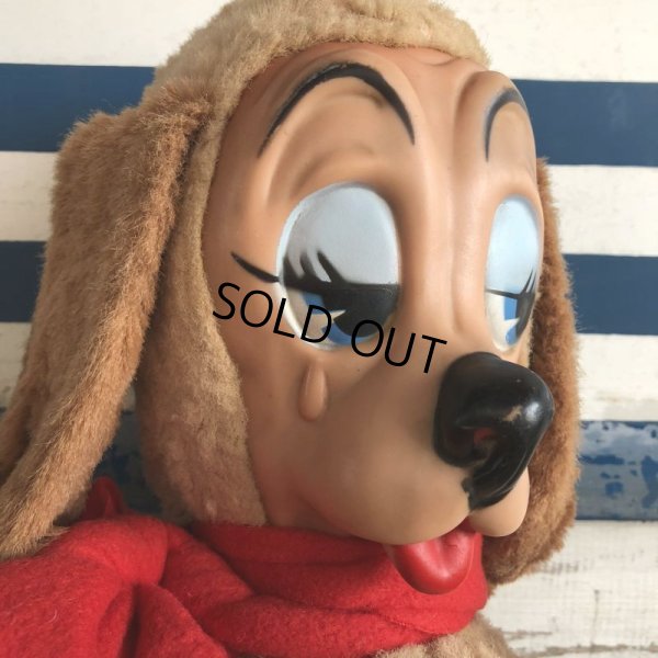 画像4: 60s Vintage Rushton Rubber Face Doll Craing Dog (J942)
