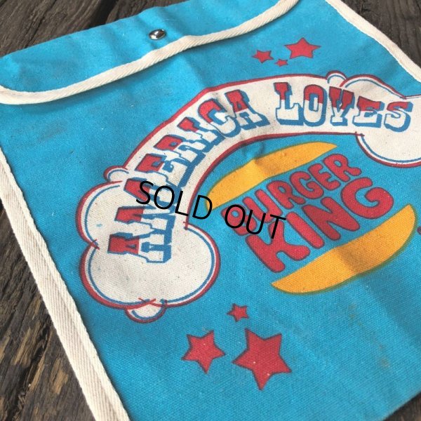画像6: 70s Vintage N.O.S Burger King  America Loves Kids Backpack (J951)