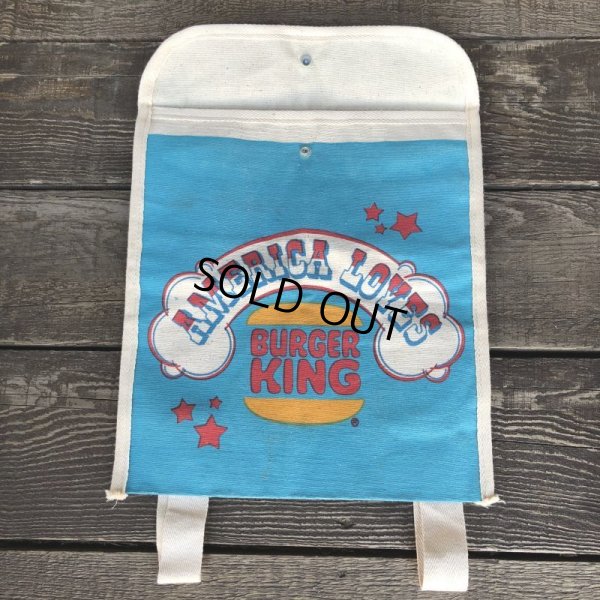 画像3: 70s Vintage N.O.S Burger King  America Loves Kids Backpack (J951)