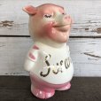 画像2: Vintage Ceramic Piggy Bank Susan (J956) (2)