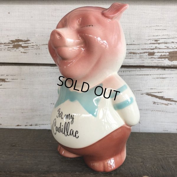 画像7: Vintage Ceramic Piggy Bank For my Cadillac (J957)