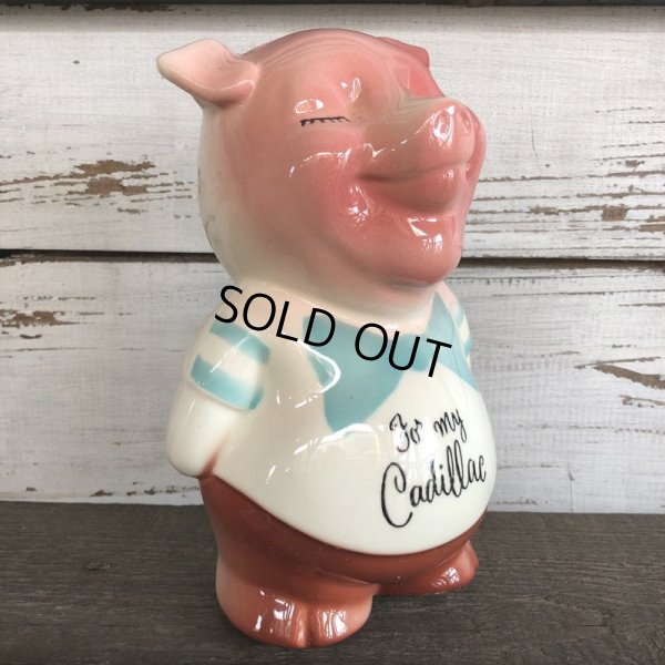 画像3: Vintage Ceramic Piggy Bank For my Cadillac (J957)