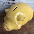 画像7: Vintage Ceramic Piggy Bank Yellow (J953)