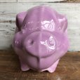 画像10: Vintage Ceramic Piggy Bank Pink (J952)
