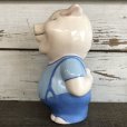 画像5: Vintage Ceramic Piggy Bank Blue (J955)