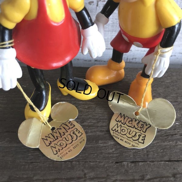 画像5: Vintage Dakin Disney Mickey & Minnie Mini Figure Set (J960)