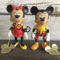 Vintage Dakin Disney Mickey & Minnie Mini Figure Set (J960)