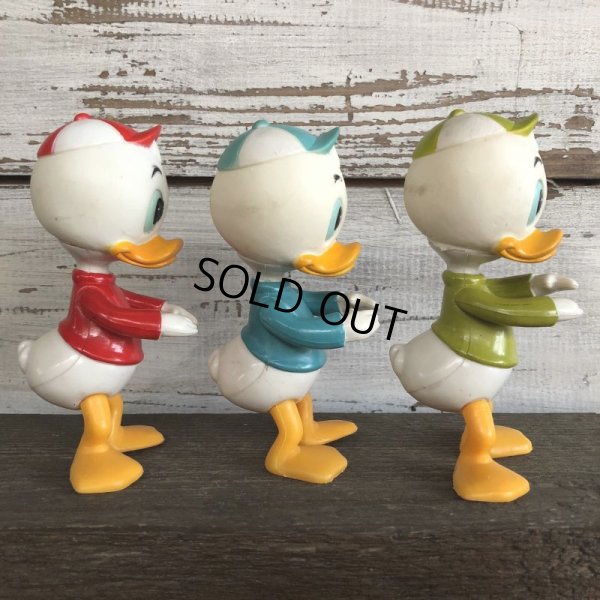 画像2: Vintage Dakin Disney Huey Dewey & Louie Mini Figure Set (J964)