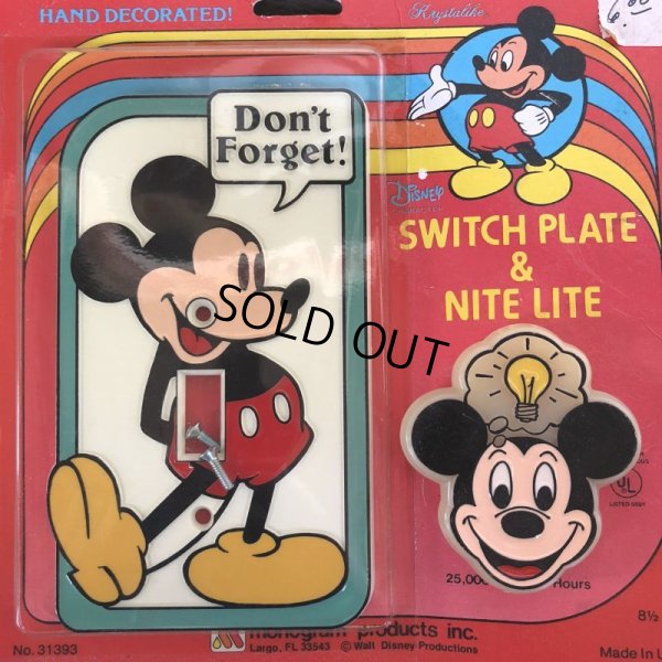 画像6: Vintage Disney Switch Plate & Nite Lite Set (J965)