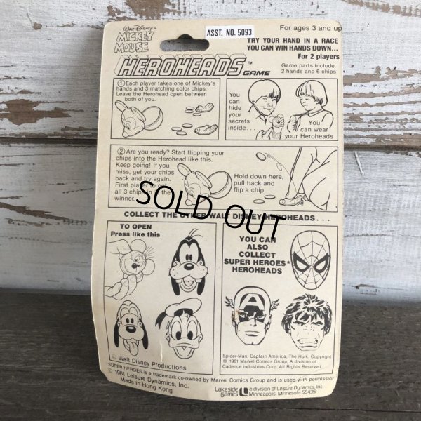 画像4: 80s Vintage Disney Hero Heads Game (J967)