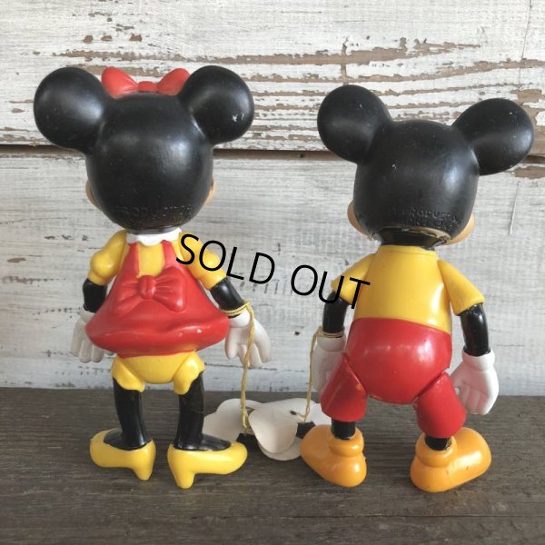 画像3: Vintage Dakin Disney Mickey & Minnie Mini Figure Set (J960)