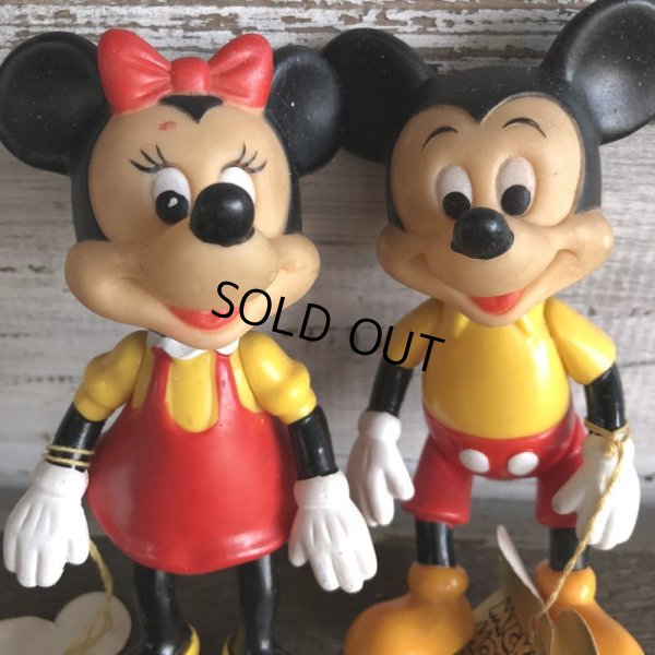 画像7: Vintage Dakin Disney Mickey & Minnie Mini Figure Set (J960)