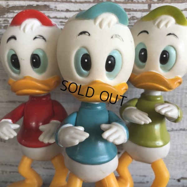画像6: Vintage Dakin Disney Huey Dewey & Louie Mini Figure Set (J964)