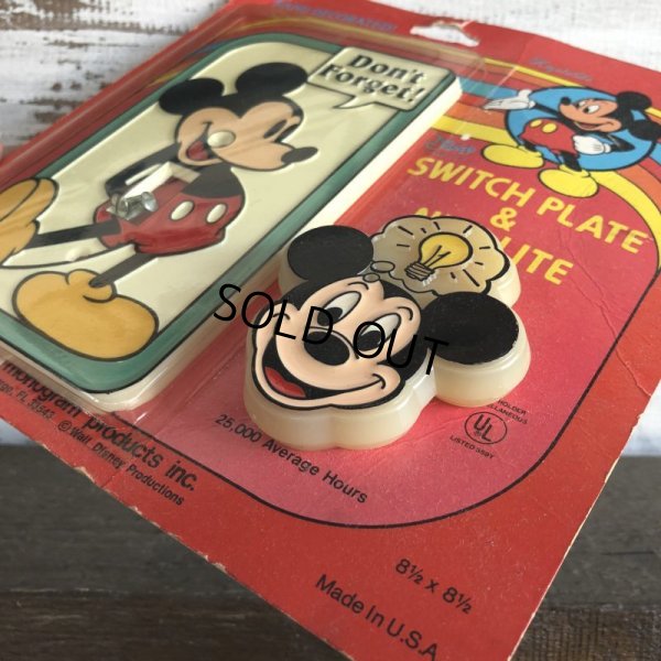 画像2: Vintage Disney Switch Plate & Nite Lite Set (J965)