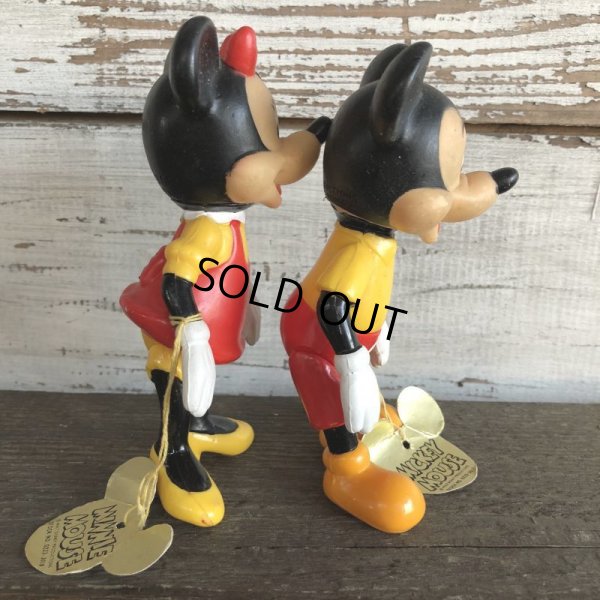 画像2: Vintage Dakin Disney Mickey & Minnie Mini Figure Set (J960)