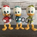 Vintage Dakin Disney Huey Dewey & Louie Mini Figure Set (J964)