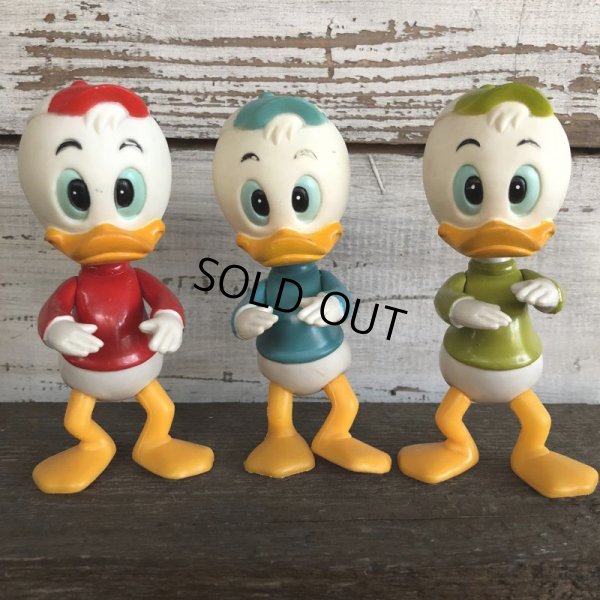 画像1: Vintage Dakin Disney Huey Dewey & Louie Mini Figure Set (J964)