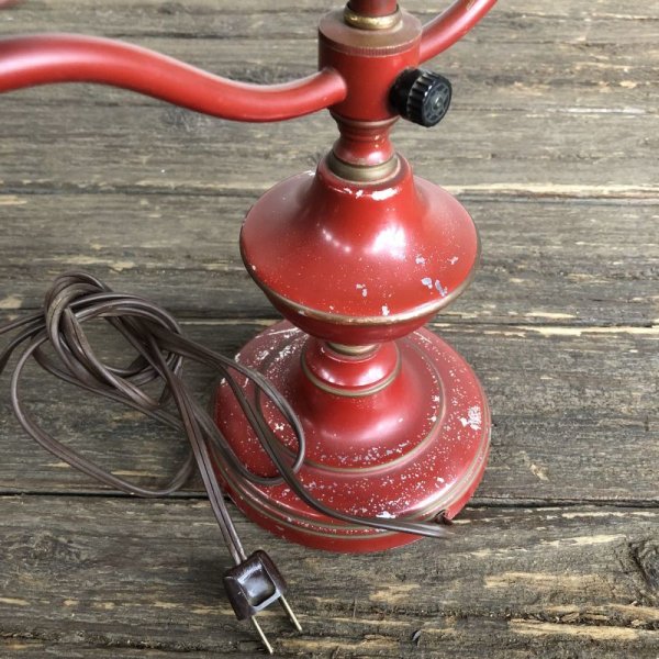 画像6: 40s Vintage Double Arm Bouillotte Student Desk Lamp (J971)