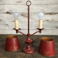 画像7: 40s Vintage Double Arm Bouillotte Student Desk Lamp (J971)